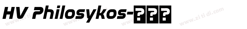 HV Philosykos字体转换
